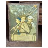 Collectible plaque  titled 'The Scouting Trail'