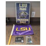 LSU Flag, Parking Sign & More
