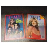(2) Time Magazines