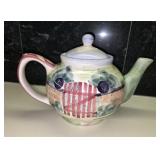 Michael Sparks 'In the Garden' Ceramic Teapot was