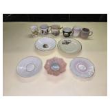 (6) Tiny Teacups & (5) Saucers