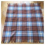 All Virgin Wool Throw Blanket