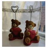 Love Themed Teddy Bear Picture Holders