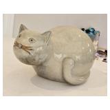 Circa 1970s Ceramic Fat Cat