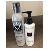 Bottle of Shampoo & Sunscreen