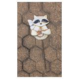 Raccoon Yard Stake