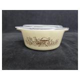 Vtg Pyrex 8'ï¿½3 5/8' Covered Dish