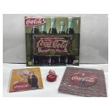 Coca Cola Calendar, Magnet Sign, Key Chain &