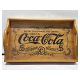1993 Coca Cola Wood Tray 17 7/8' x 11'