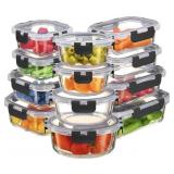 Glass Food Container (24 Pcs)
