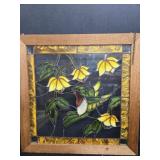 19.5'ï¿½19.5' Hummingbird Stained Glass