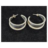 Pr of Sterling Silver Earrings