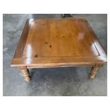 40'x40'x16.5' Broyhill Square Pine Coffee Table