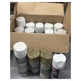 A Case of Metallic, White Spray Paint & More