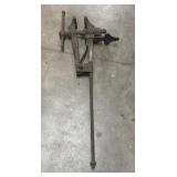 Antique Blacksmithing Tools Vise Leg Vise Post