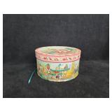 Vtg 'London Chic Mod Girl Hat Box