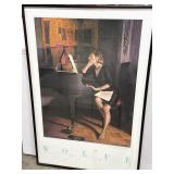 1983 (26'x39ï¿½) Signed Bruce Wolfe Framed Print