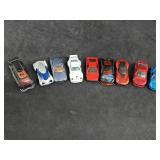(9) Diecast Cars