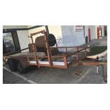 16' Double Axle Trailer needs some work and