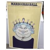 27.5'x44ï¿½ Signed Framed Poster for the 'Mardi