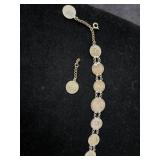 Vintage Ottoman Empire Silver Coin Bracelet