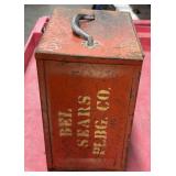 VTG Bel Sears Plumbing Co Metal Storage