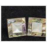 Abolone & Mother-Of-Pearl Cufflinks