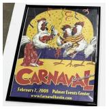 21ï¿½x37.5ï¿½ Framed Poster Advertising the Annual