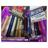 Purple Milk Crate of Books