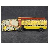 Courtland Circus Monkey Train Car Pulled by an