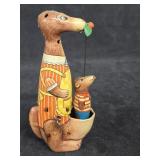 Rare 1960s T.P.S. Tin Windup Toy MaMa Kangaroo