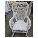 Victorian-style Wicker Rocking Chair