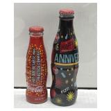 (2) RARE Bottles Coca-Cola 'Happy