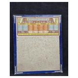 'Penny Play' Punch Board