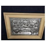 24'ï¿½17' Metal Relief Plaque Depicting