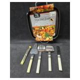 New Square Griddle Pan & Cheese Cutting