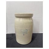 Antique Stoneware Butter Churn
