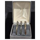 (3) VTG Sterling Silver Bangle Bracelets