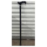 Black Derby Style Walking Cane 34.5'