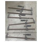 (6) 21.5' Release Steel Bar Clamps