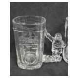 Coca-Cola Clear Glass Mug Stein Designed as a