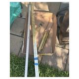 Pittsburgh metal ruler & brass bars and straight