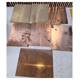 Copper Sheets & Wood Pieces