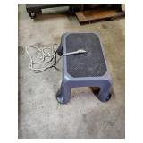 Square Utility Step Stool with Rope