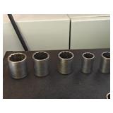 (5) Craftsman 1/4' Drive Sockets SAE