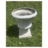 18' Resin Garden Urn Planter w/Handles on Square