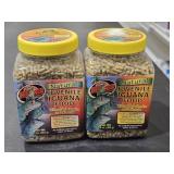 (2) 10oz Jars Zoo Med Juvenile Iquana Food