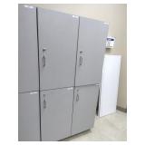 Grey Locker Cabinet Unit (set of 4) 18"x32"x64"