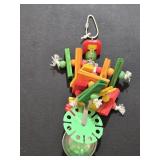 Colorful Wood & Measuring Spoon Bird Toy