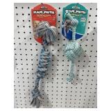 (2) Mammoth Flossy Chews Dog Toys